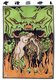 China: An untitled cover from 'Shanghai Manhua' (Shanghai Sketch) shows a naked young woman in flames surrounded by demons about to devour her. Zhang Zhenyu, June 1929